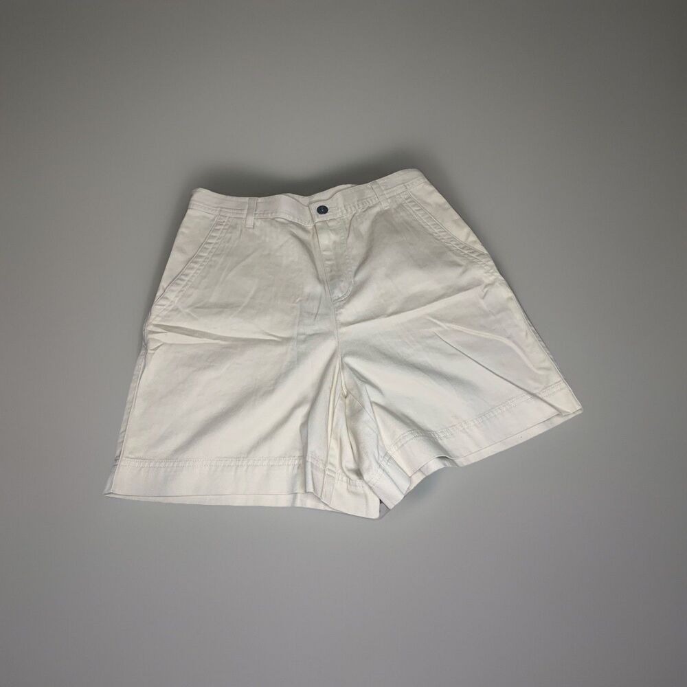Liz Claiborne LizWear Women’s 10 High Rise Tan Jean Shorts Classic Chic New Tags